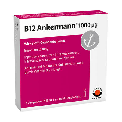 B12 ANKERMANN 1000 g Injektionslsung Amp.